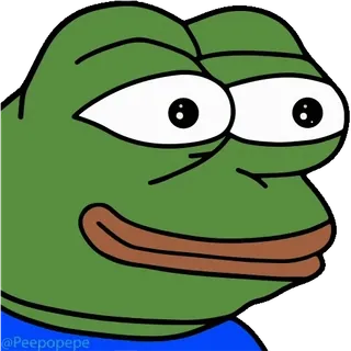 😰 Pepe @Peepopepe pepe, meme, rana whatsapp sticker