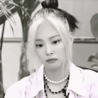 🧄 Jennie K팝, 가수, 연예인, 여자, 금발 머리 telegram sticker