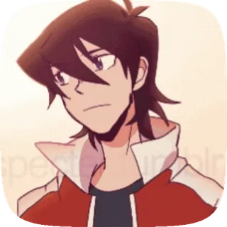 🥺 Keith Kogane Voltron tumblr 卡通, 动漫, 角色, 动画, 战神金刚, 凯斯, 凯斯·克刚, 战神金刚：传奇守护者 telegram sticker