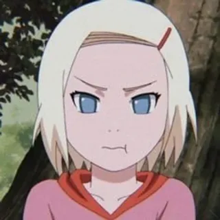 🌟 Ino Yamanaka Naruto anime, manga, cartoon, angry, Ino, Naruto telegram sticker