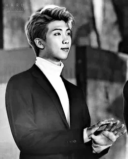 ⚫️ RM RM, BTS, K-pop, Music, Singer, Man telegram sticker