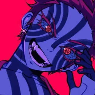 😁 Akaza Demon Slayer Аниме, Демон, Аказа, Клинок, рассекающий демонов telegram sticker