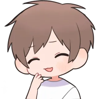 ☺️ います 애니메이션, 귀여운, 소년, 만화 telegram sticker