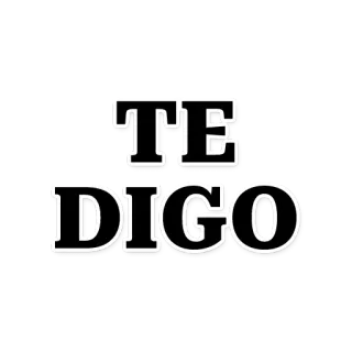 🙊 TE DIGO te digo, spanish, text, expression telegram sticker