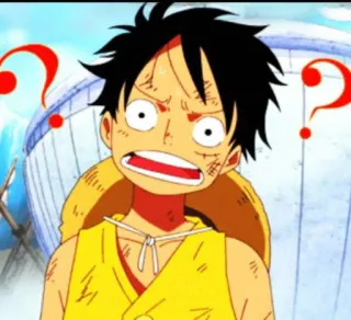 🍖 Luffy One Piece Anime, One Piece, Ruffy, Cartoon telegram sticker