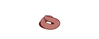 💩 carne, comida, fatia, desenho animado telegram sticker