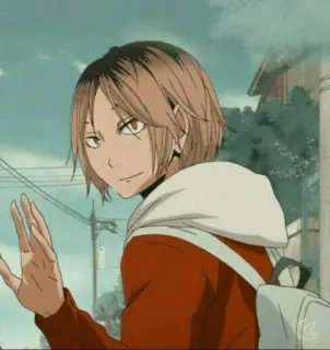 💫 Kozume Kenma Haikyuu anime, kenma, haikyuu, cartoon, character telegram sticker