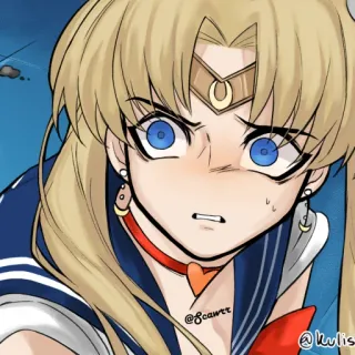 Sailor Moon [@Scawrr] telegram stickers