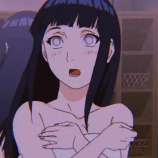 😮 Hinata Hyuga Naruto Anime, Charakter, Hinata Hyuga, Naruto, Fanart telegram sticker