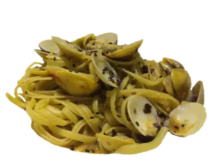 🍝 pasta, clams, seafood, linguine, italian food, food, cuisine telegram sticker