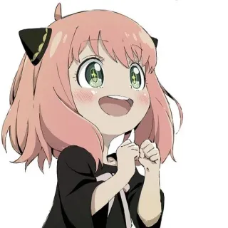 ➖ Anya Forger Spy x Family anime, cartoon, cute, girl, spy x family, anya forger telegram sticker