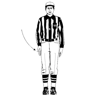 🏈 90 referee, football, sports, umpire telegram sticker