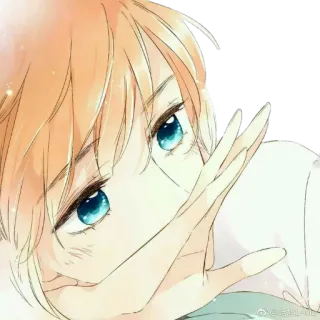 🤭 Anime, Mangá, Desenho animado, Ilustração, Retrato, Desenho whatsapp sticker