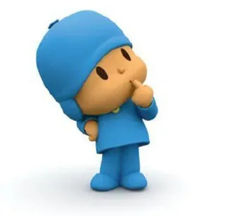 🕳 Pocoyo desenho animado, criança, azul, animado, personagem telegram sticker
