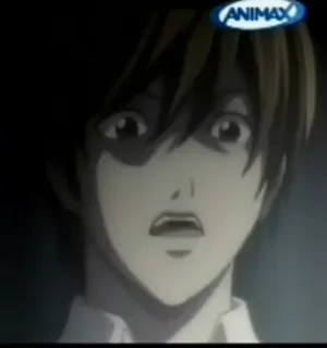 😧 Light Yagami Death Note อนิเมะ, มังงะ, ตัวละคร, เดธโน้ต, ยางามิ ไลท์ telegram sticker