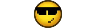 😎 Emoji, Sonnenbrille, Cool telegram sticker