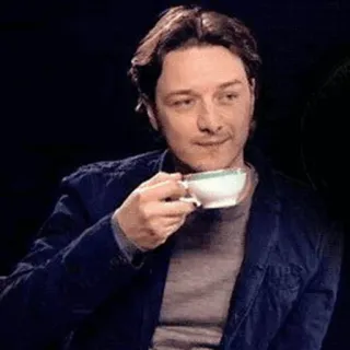 J.Mcavoy Drinking @ItsMasterMind whatsapp stickers
