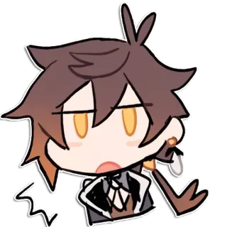 😲 Zhongli Genshin Impact Anime, Jogo, Desenho animado, Genshin Impact, Zhongli whatsapp sticker