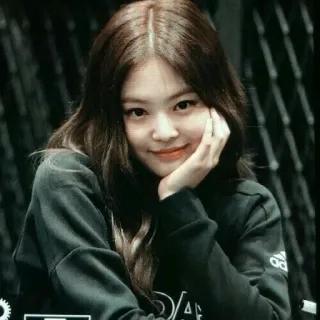 🥰 Jennie kpop, певица, женщина, человек, знаменитость, портрет whatsapp sticker