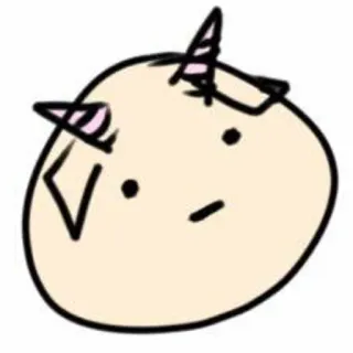 😐 Dibujo animado, Cara, Personaje, Dibujo, Lindo telegram sticker