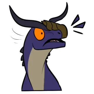 😲 cartoon, dragon, monster, fantasy whatsapp sticker