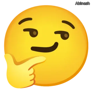 🕶️ 絵文字, 考え中, ニヤリ telegram sticker