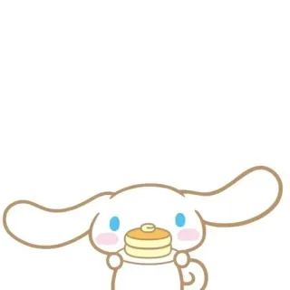 🌟 Cinnamoroll cinnamoroll, sanrio, süß, kawaii, pfannkuchen, essen telegram sticker