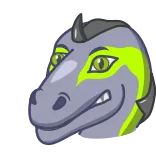 😡 Dinosaurier, Reptil, Tier, Cartoon, Figur whatsapp sticker