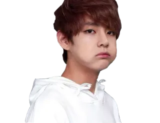 😶 V Kpop, BTS, Kim Taehyung, Idole telegram sticker