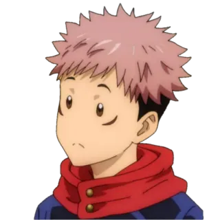 😐 Yuji Itadori Jujutsu Kaisen Anime, Personaje, Jujutsu Kaisen, Yuji Itadori, Animación whatsapp sticker