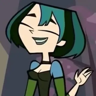 🐉 Gwen Total Drama Gwen, Total Drama, dibujos animados, animación, personaje whatsapp sticker