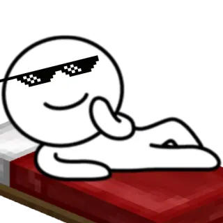 🙂 laying man 🙂 by @r_o_o_m 🙂 telegram stickers