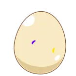 🥳 telur, makanan, kuning, ungu, berbintik, sederhana telegram sticker