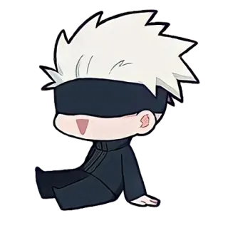 🤍 Gojo Satoru Jujutsu Kaisen Anime, Manga, Chibi, Gojo, Satoru, Jujutsu Kaisen telegram sticker