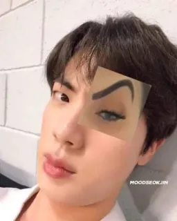 ❣️ Jin MOODSEOKJIN K-pop, BTS, Seokjin, celebrity, idol telegram sticker