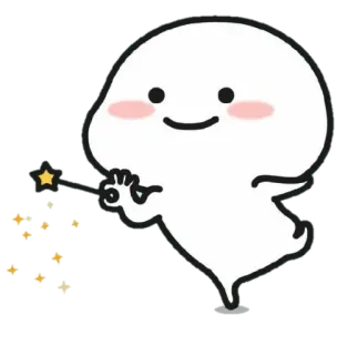 🍡 lindo, dibujos animados, personaje, estrella, emoji whatsapp sticker