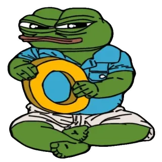 🐸 Pepe the Frog pepe, 青蛙, 梗, 网络迷因 telegram sticker