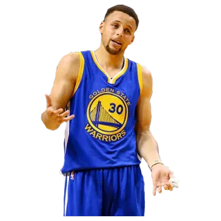🏀 Stephen Curry pallacanestro, sport, atleta, Golden State Warriors, NBA telegram sticker