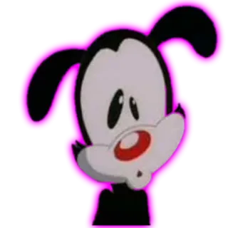 😳 Yakko Warner Animaniacs cartoni animati, Animaniacs, Yakko, Warner Bros, cane, animato telegram sticker