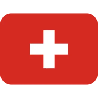 🇨🇭 bandera, Suiza, suizo, país, Europa, nacional telegram sticker