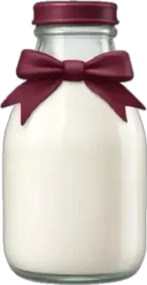 🤩 milk, dairy, bottle, drink, food, beverage telegram sticker