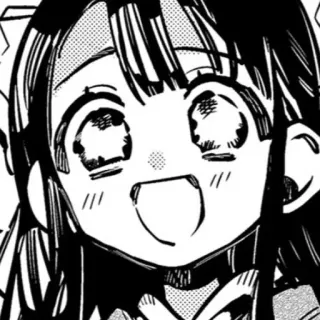 🎐 Yashiro Nene Toilet-bound Hanako-kun anime, manga, character, girl, smile, happy telegram sticker