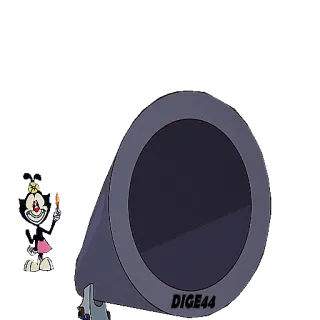 💣 DIGE44 dibujo animado, chiste, divertido, dige44, animado, Animaniacs, Dot Warner telegram sticker