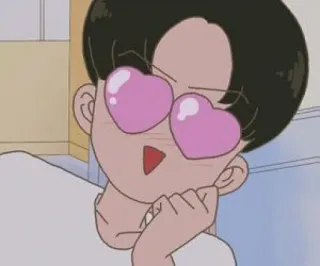 😍 Anime, Amor, Corações, Desenho animado, Feliz telegram sticker