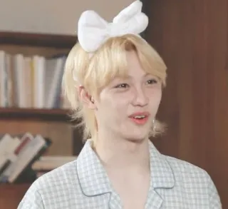 🥰 Felix K-pop, Stray Kids, Felix, idol, singer, pajamas telegram sticker
