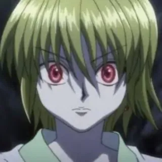 🇯🇵 Kurapika Hunter x Hunter Kurapika, Hunter x Hunter, anime, manga, character, fanart telegram sticker
