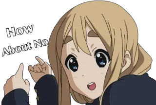 ❌ How About No anime, no, rejection, refusal telegram sticker