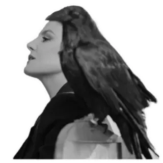 🦅 Frau, Vogel, Krähe, Porträt telegram sticker