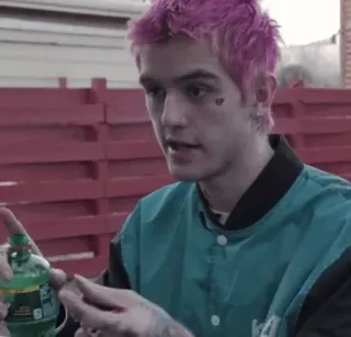 🐣 Lil Peep muzyk, Lil Peep, piosenkarz, raper, emo rap, muzyka telegram sticker