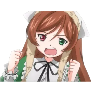 😫 Anime, Garota, Brava, Frustrada, Empregada, Garota anime whatsapp sticker
